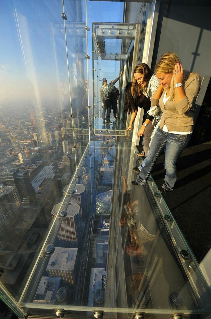 Willis Tower Glass Balconies View