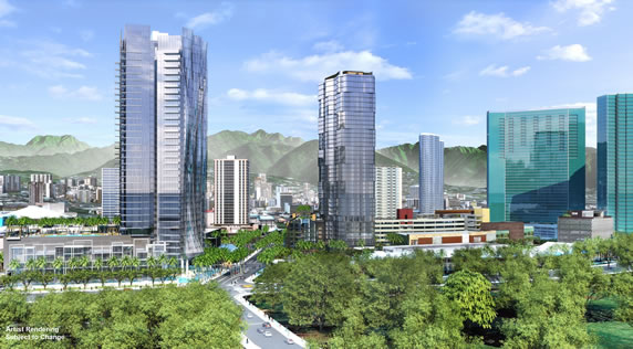 Ward Village Phase One Market-Rate Residential Towers