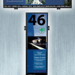 Ultra-Wide Display for Elevator Multimedia Information and Entertainment